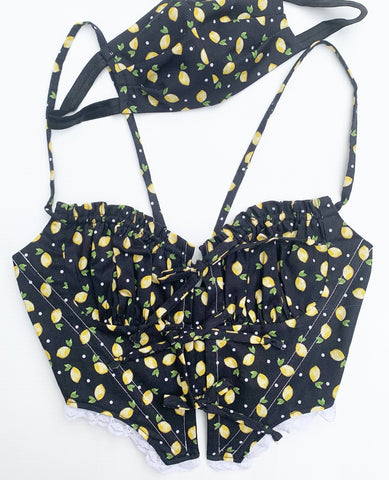 Lemon Drop Corset Top