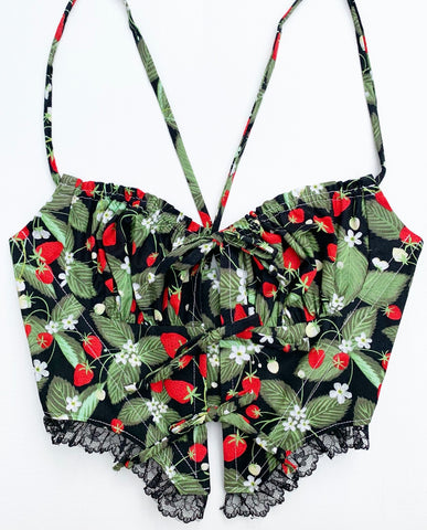 Strawberry Fields Forever Corset Top